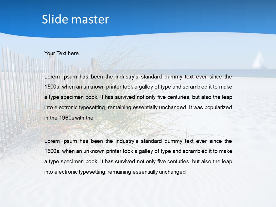 Seaoat Tourism Nature PowerPoint Template