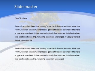 Sea Twinkle Lagoon PowerPoint Template