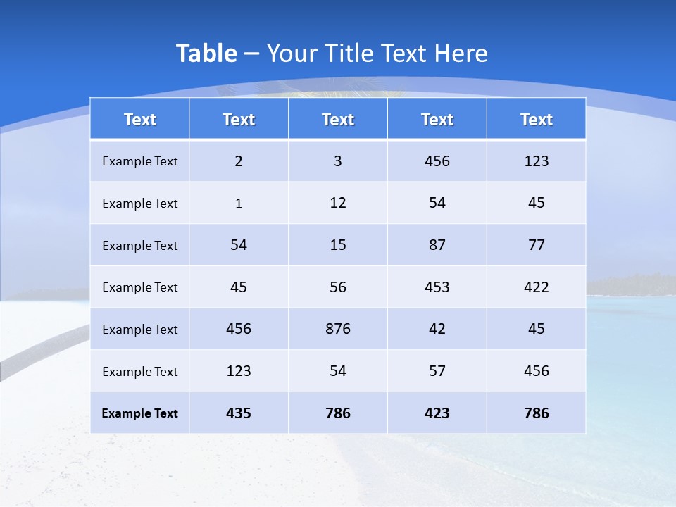 Sea Twinkle Lagoon PowerPoint Template