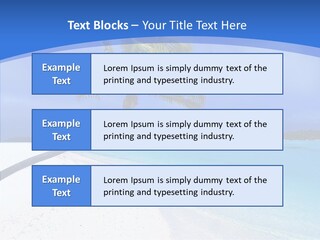 Sea Twinkle Lagoon PowerPoint Template