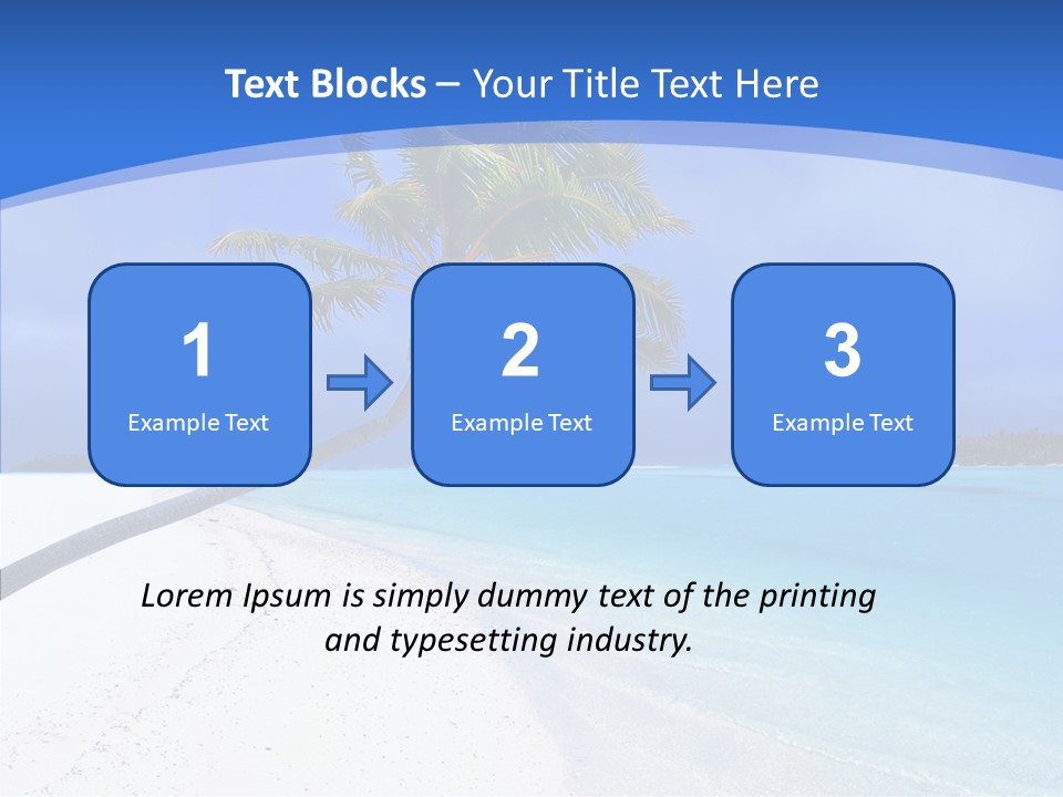 Sea Twinkle Lagoon PowerPoint Template