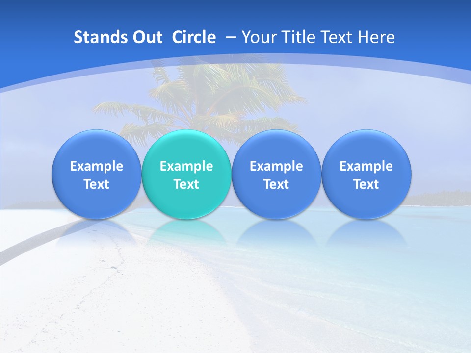 Sea Twinkle Lagoon PowerPoint Template