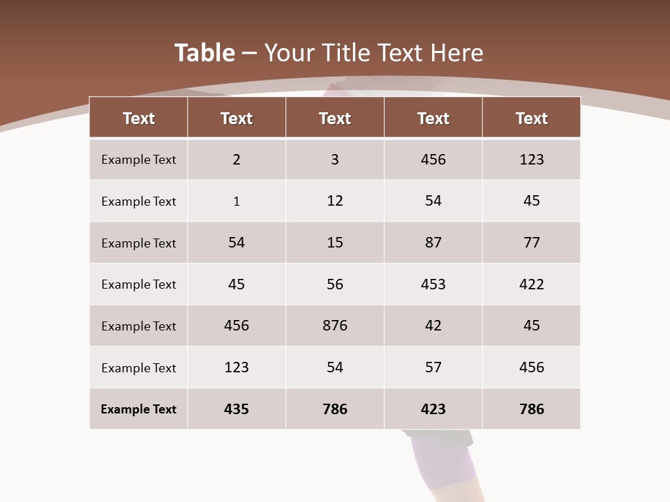 Body Skill Sport PowerPoint Template