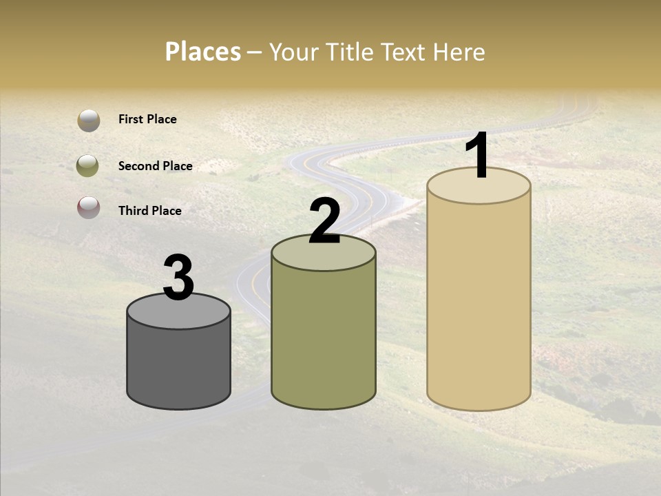 Usa Road Idaho PowerPoint Template