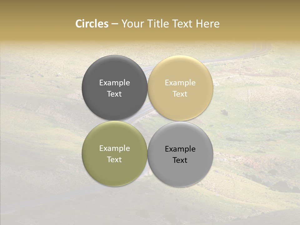 Usa Road Idaho PowerPoint Template