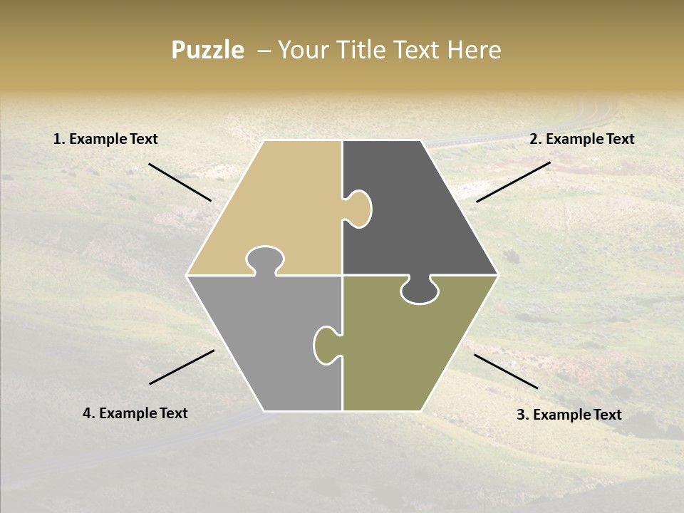 Usa Road Idaho PowerPoint Template