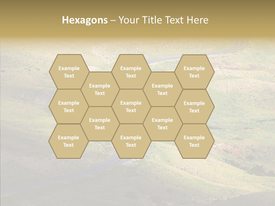 Usa Road Idaho PowerPoint Template