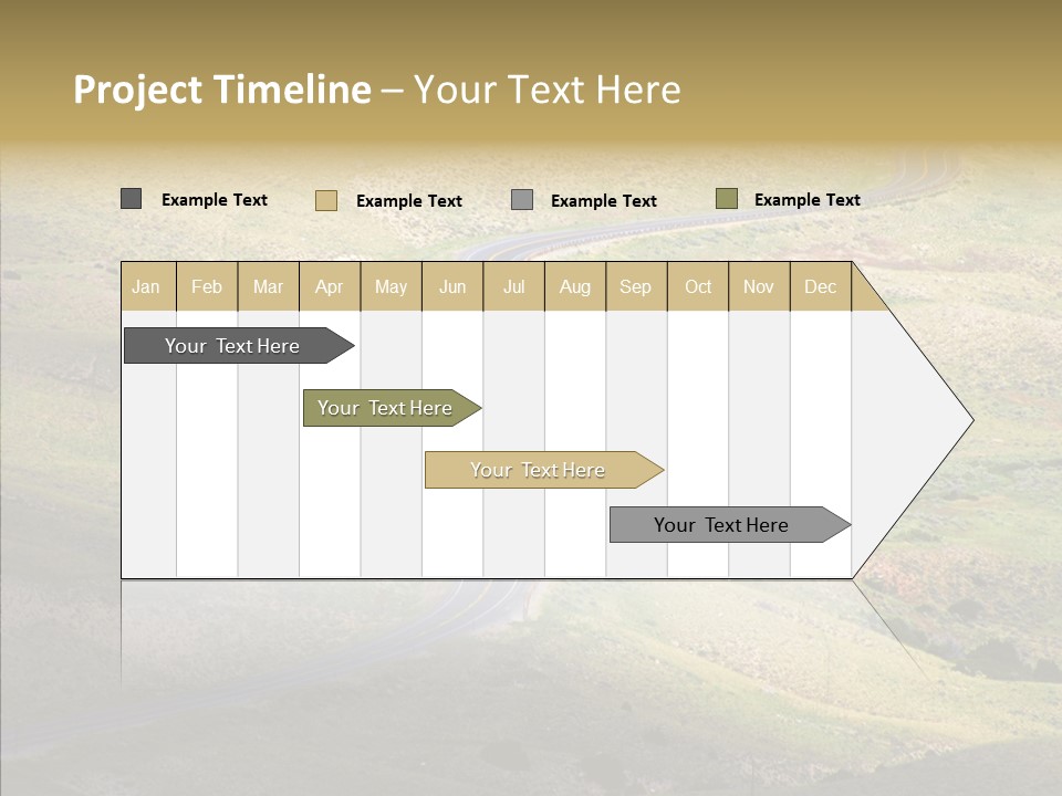 Usa Road Idaho PowerPoint Template