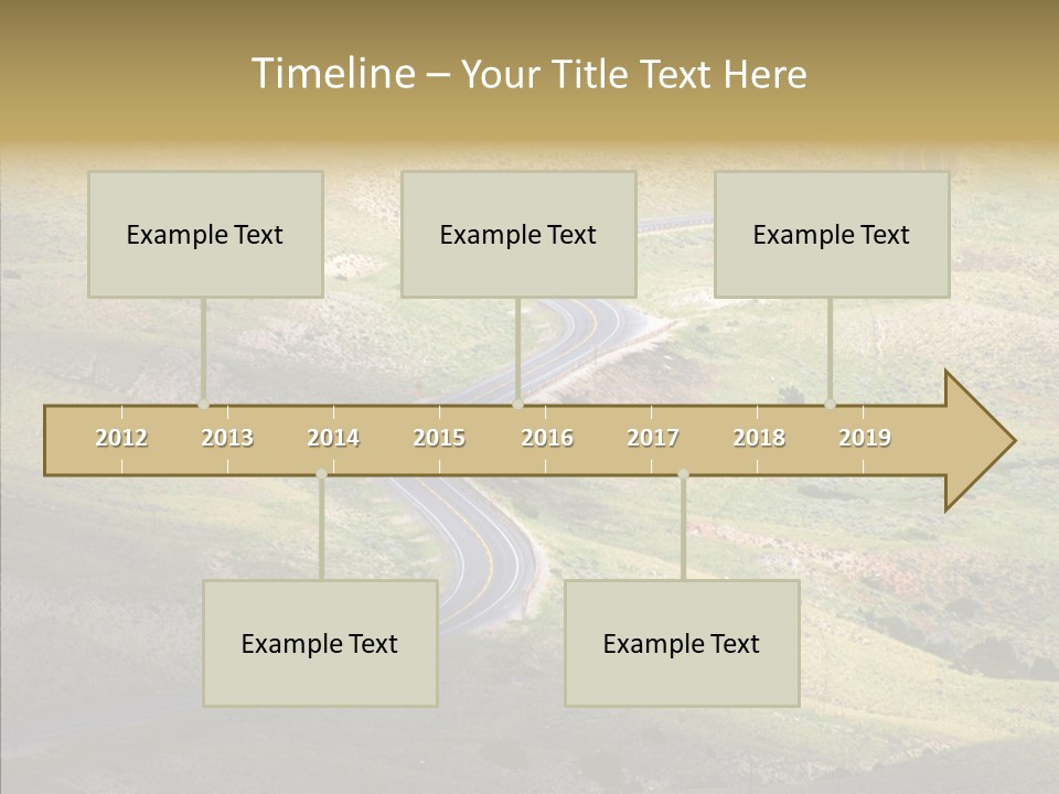 Usa Road Idaho PowerPoint Template