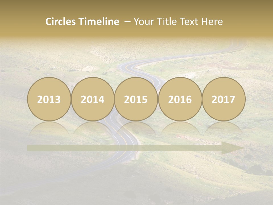 Usa Road Idaho PowerPoint Template