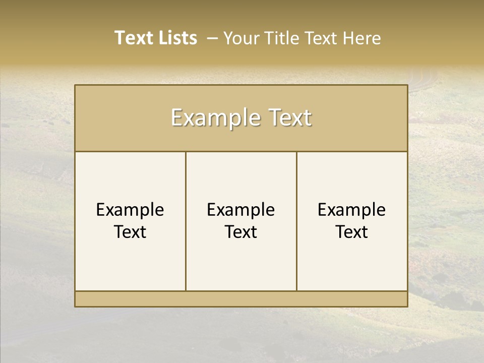 Usa Road Idaho PowerPoint Template