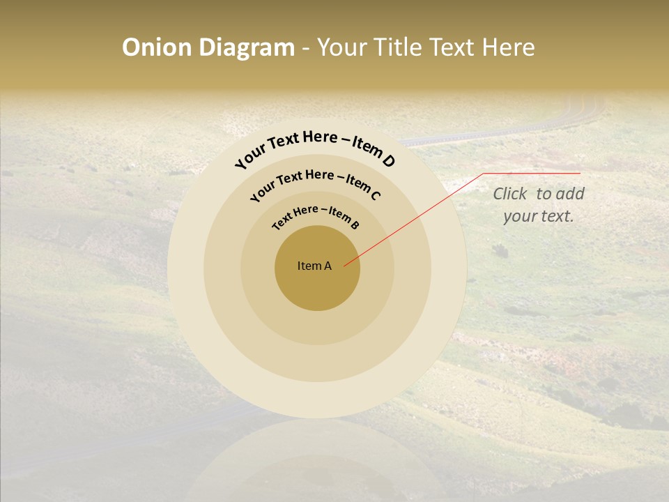 Usa Road Idaho PowerPoint Template