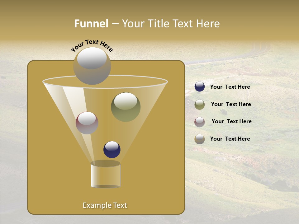 Usa Road Idaho PowerPoint Template