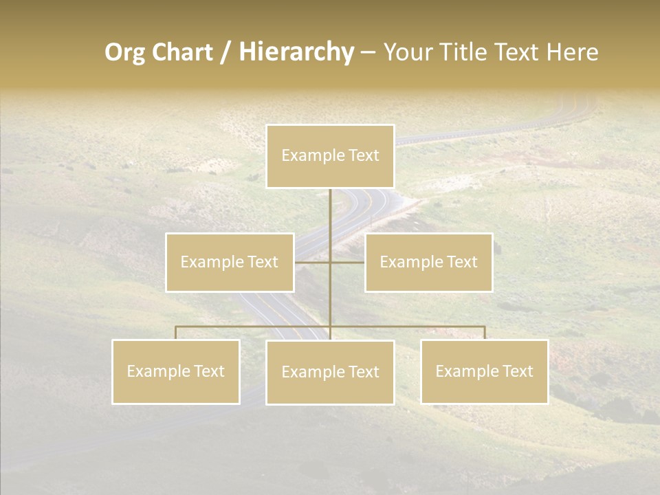 Usa Road Idaho PowerPoint Template