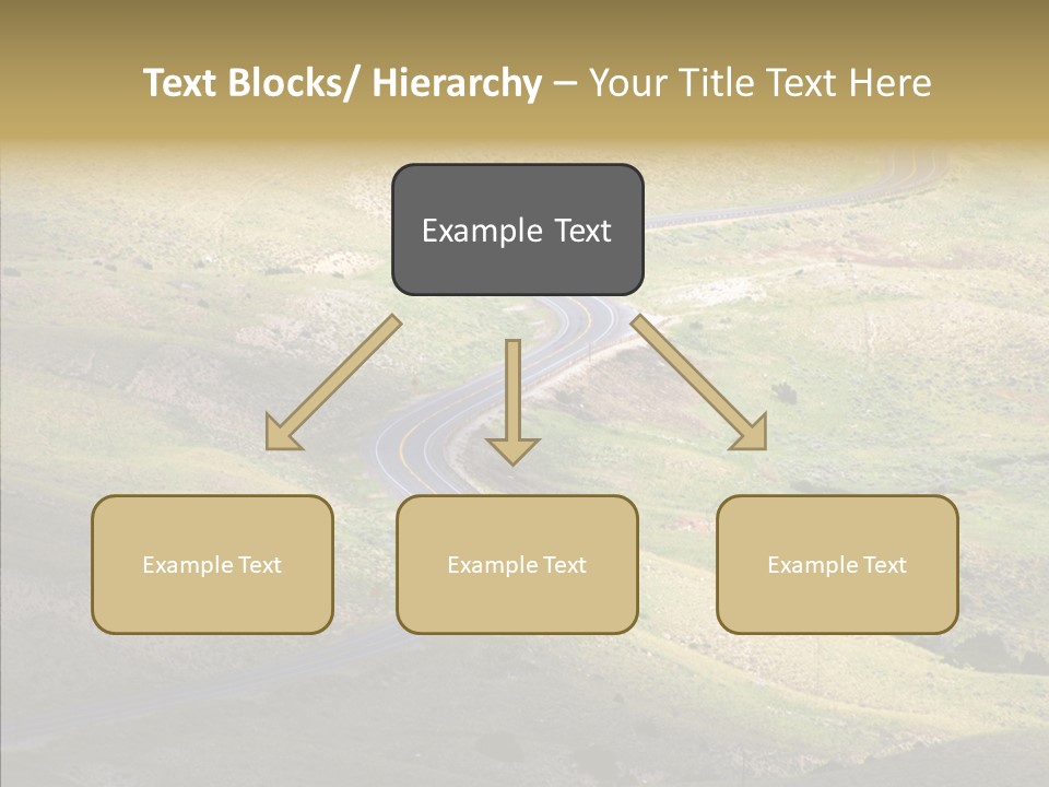 Usa Road Idaho PowerPoint Template