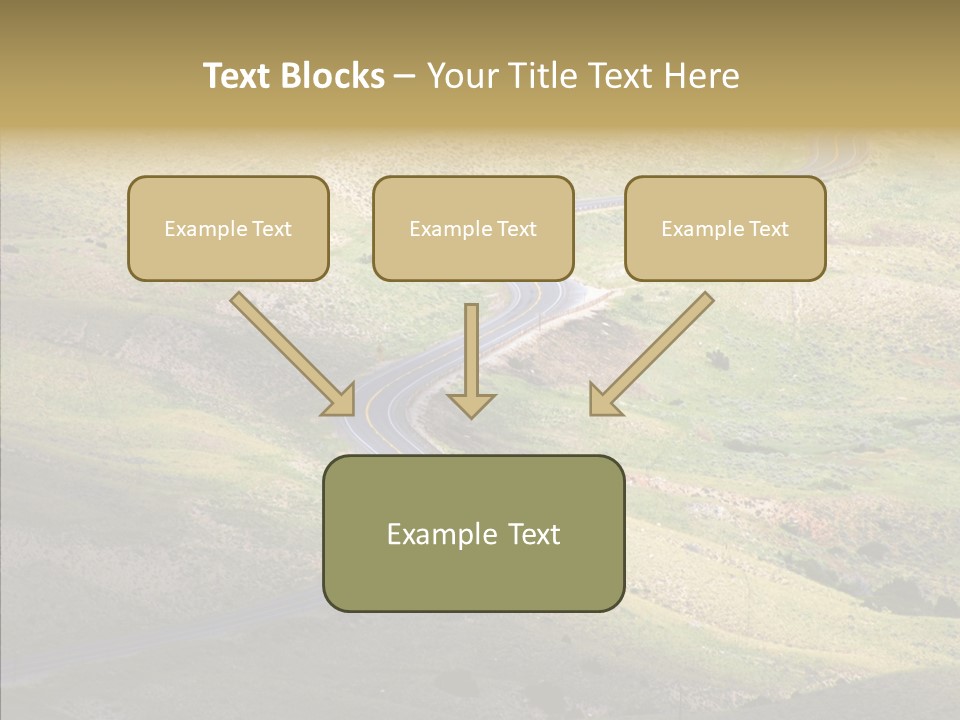 Usa Road Idaho PowerPoint Template
