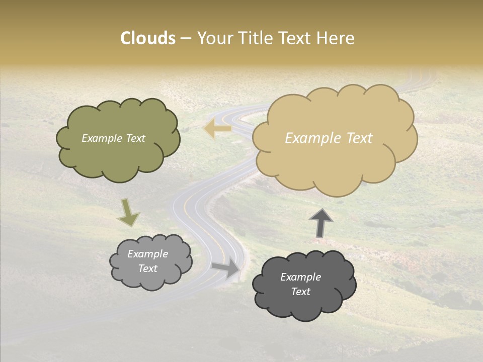 Usa Road Idaho PowerPoint Template