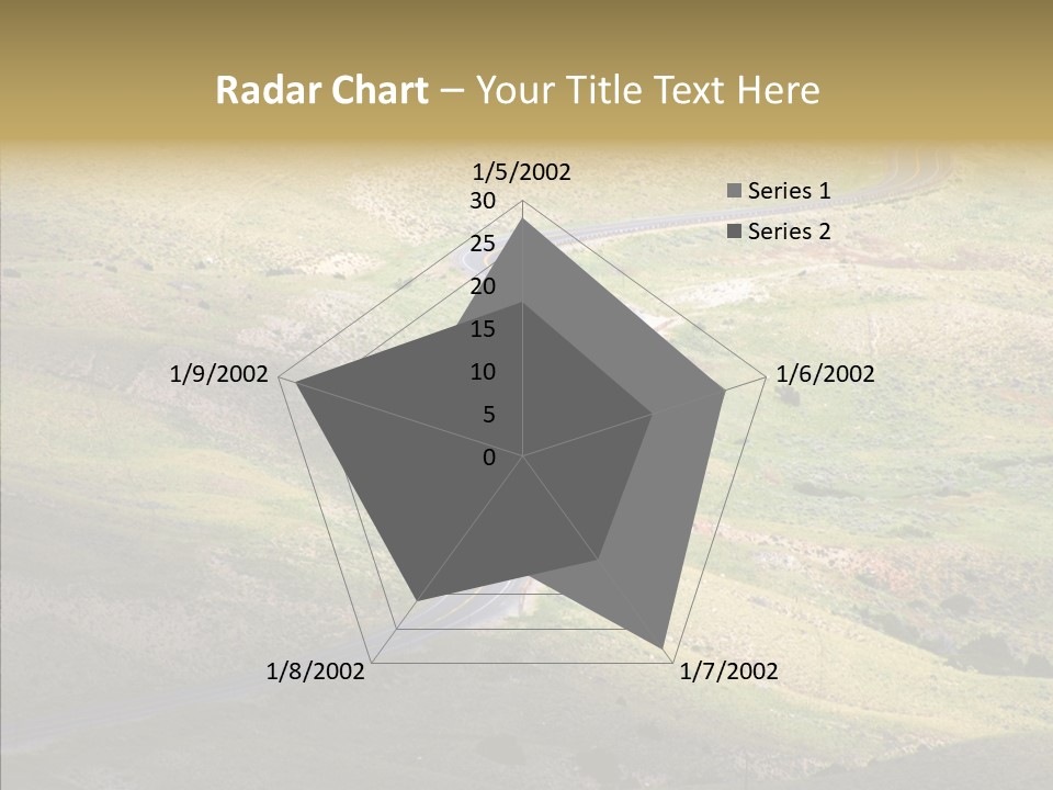 Usa Road Idaho PowerPoint Template
