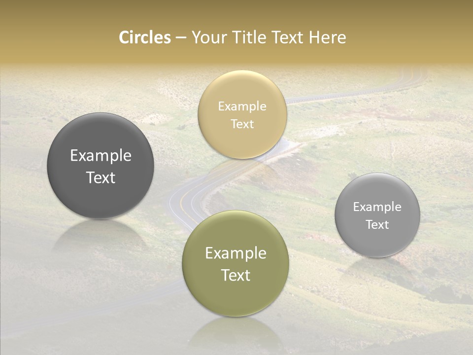 Usa Road Idaho PowerPoint Template