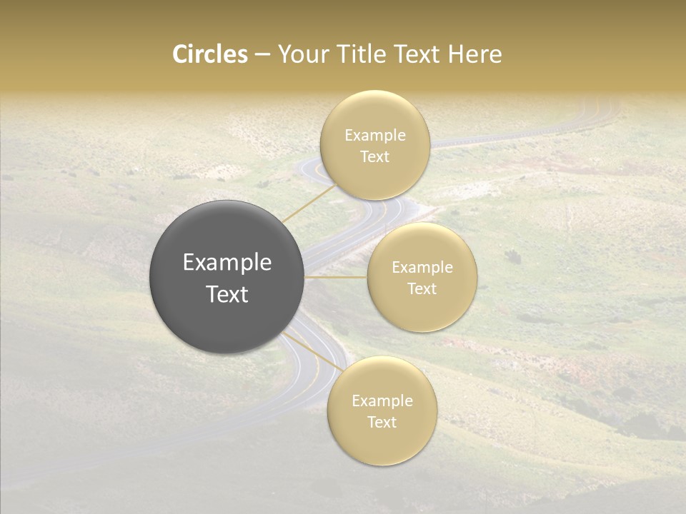 Usa Road Idaho PowerPoint Template