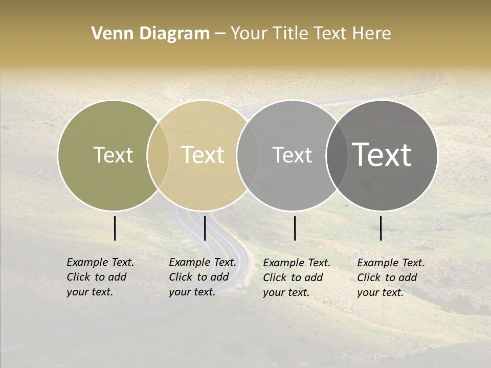 Usa Road Idaho PowerPoint Template