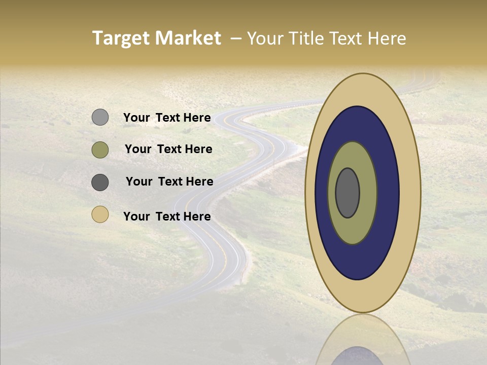 Usa Road Idaho PowerPoint Template