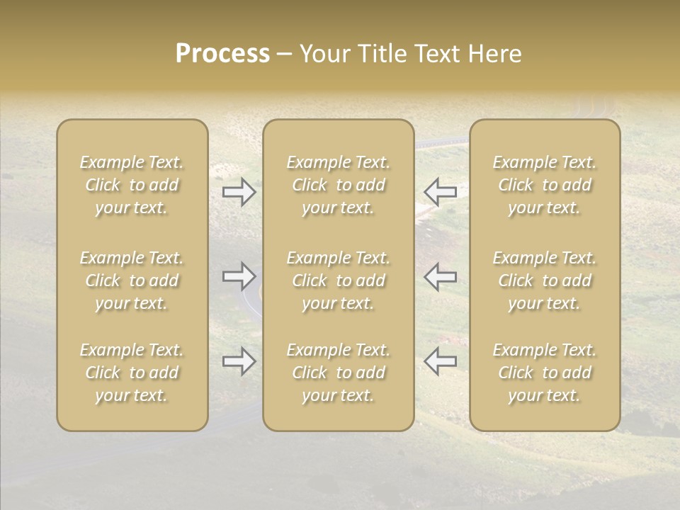 Usa Road Idaho PowerPoint Template