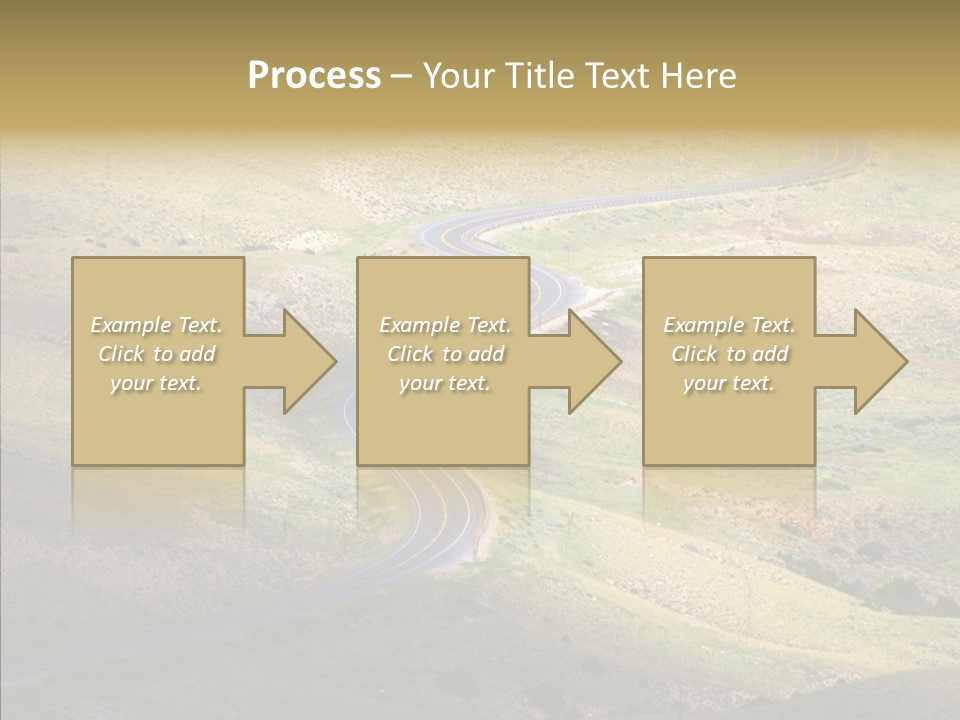 Usa Road Idaho PowerPoint Template