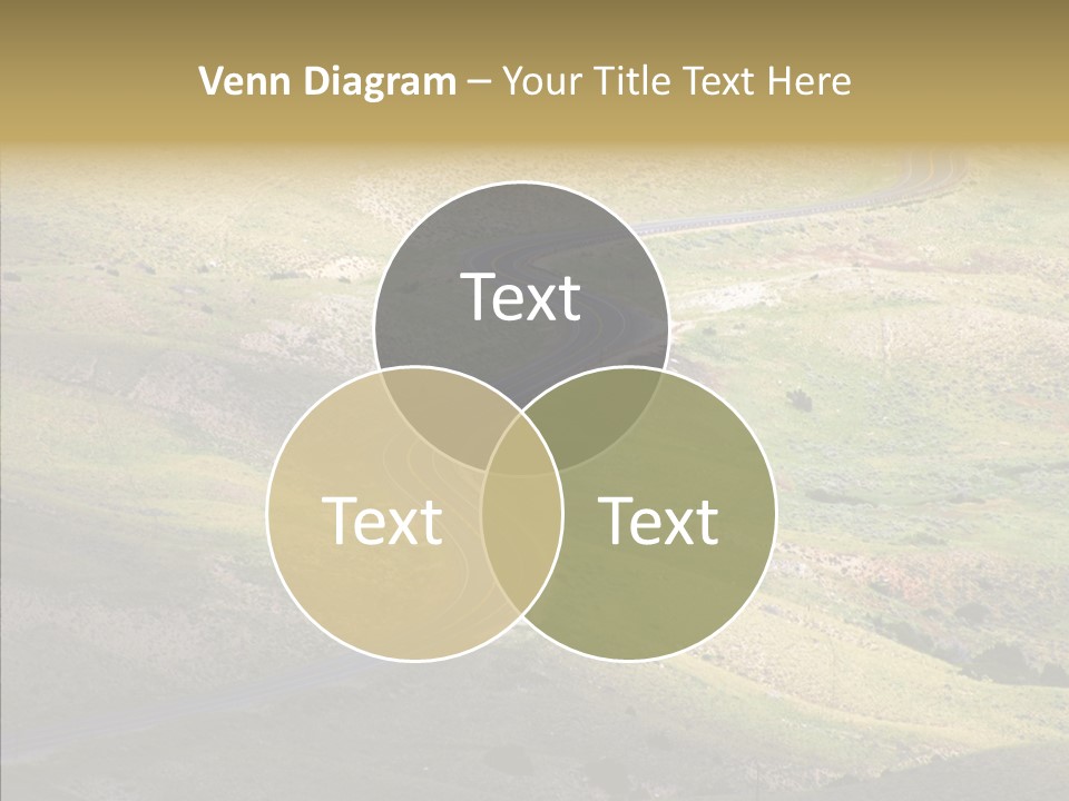 Usa Road Idaho PowerPoint Template