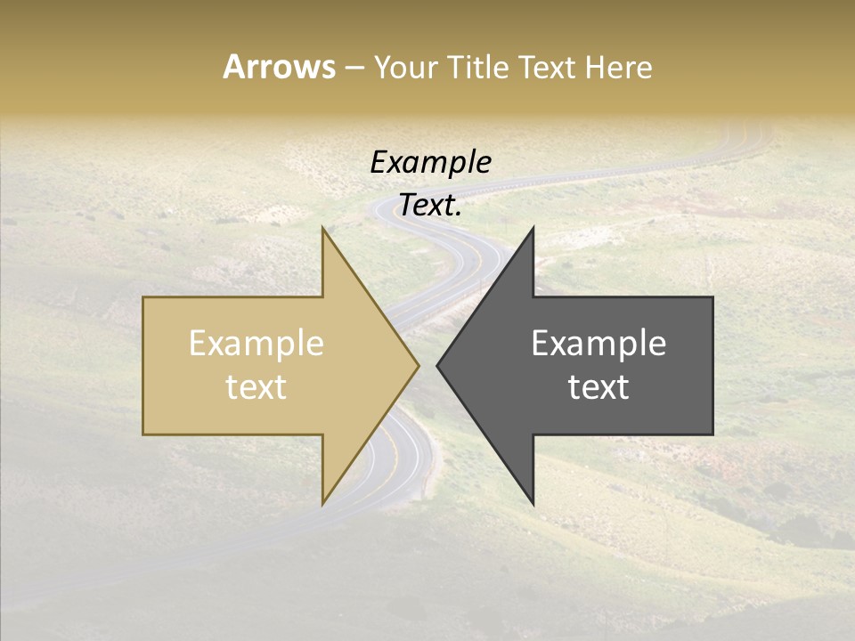 Usa Road Idaho PowerPoint Template