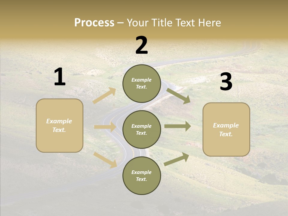 Usa Road Idaho PowerPoint Template
