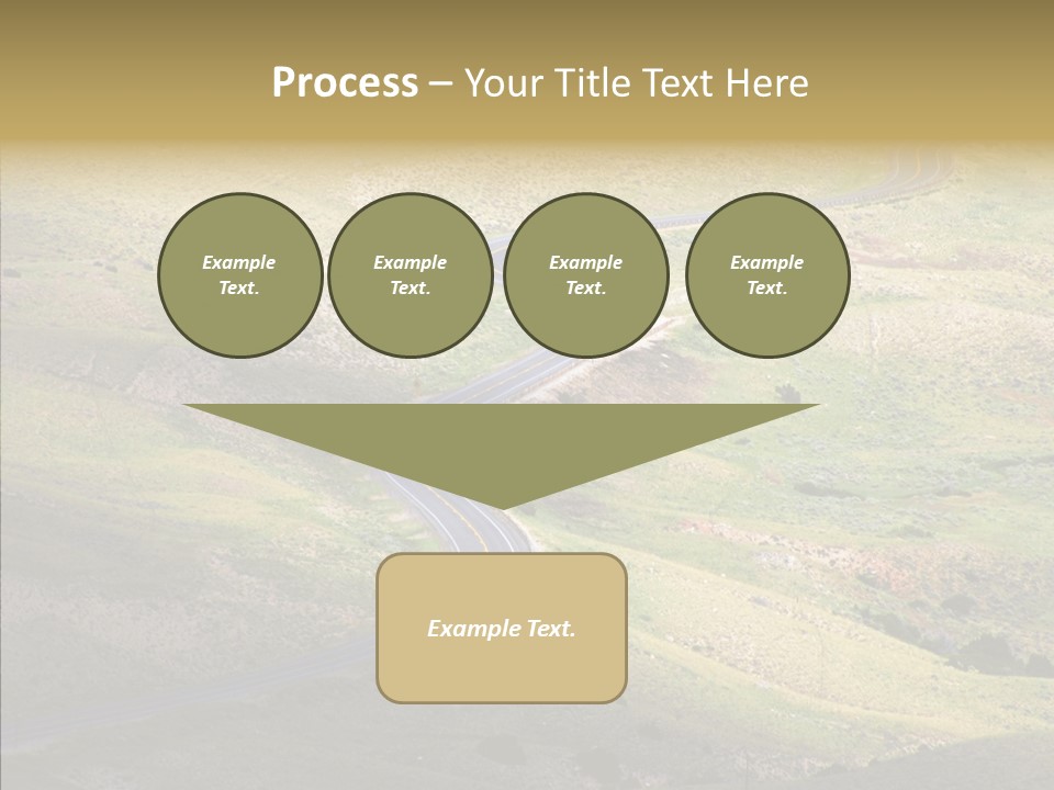 Usa Road Idaho PowerPoint Template