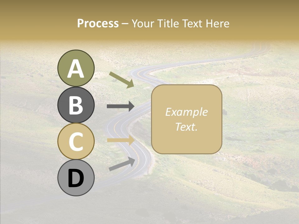 Usa Road Idaho PowerPoint Template