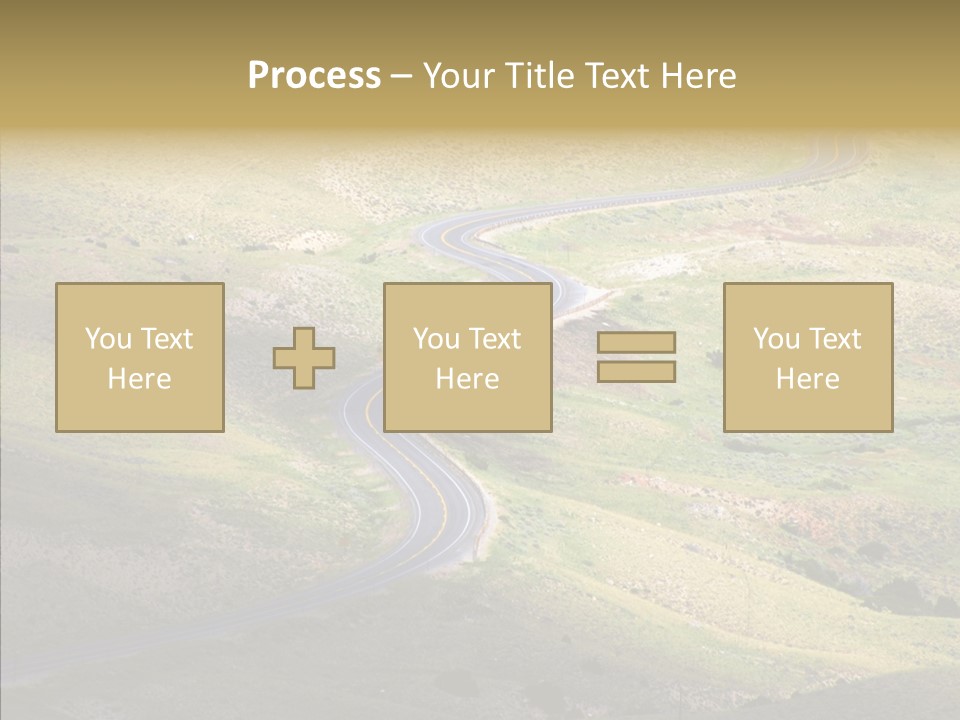 Usa Road Idaho PowerPoint Template