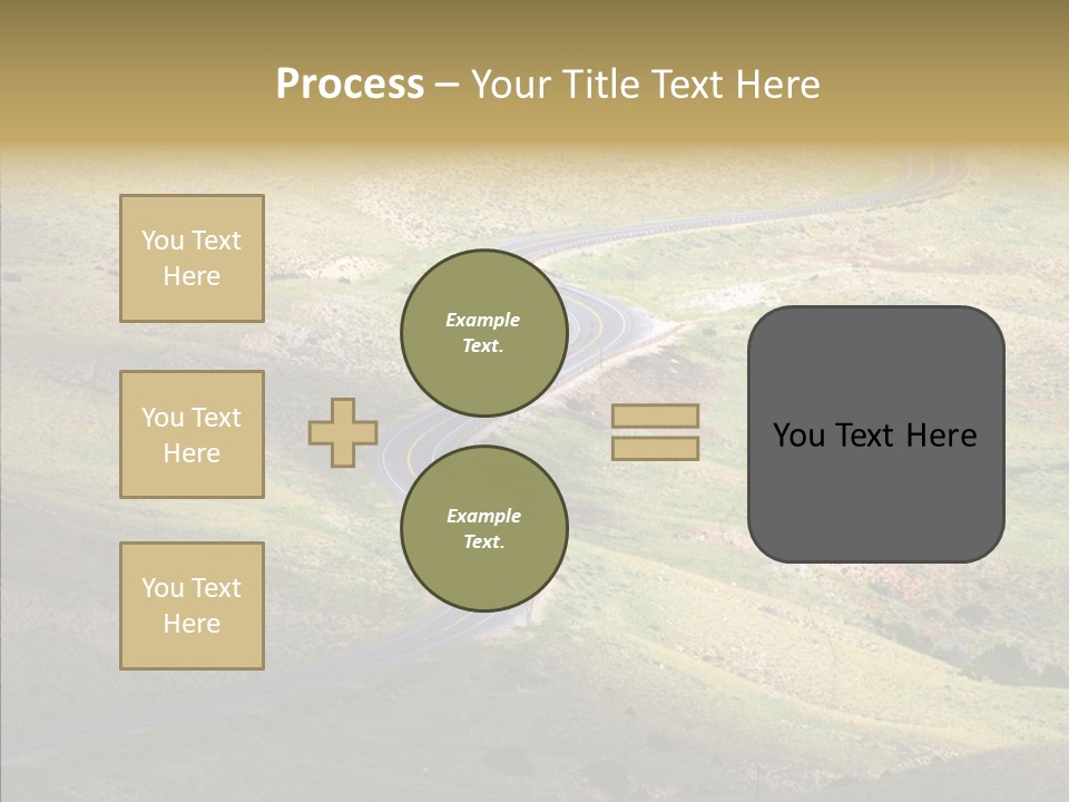Usa Road Idaho PowerPoint Template