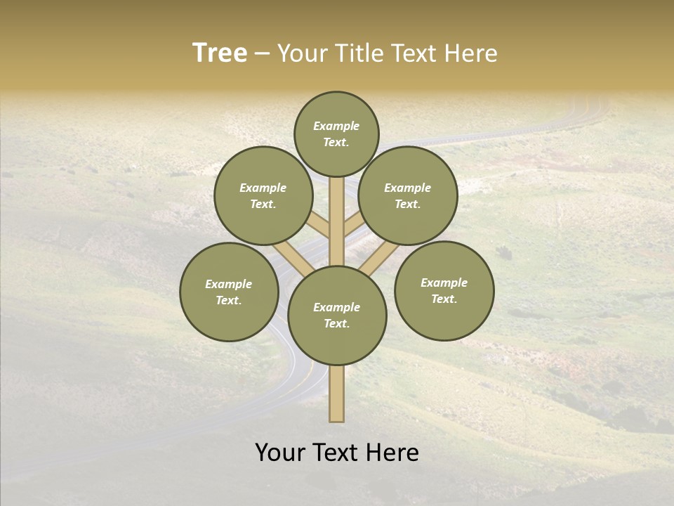 Usa Road Idaho PowerPoint Template