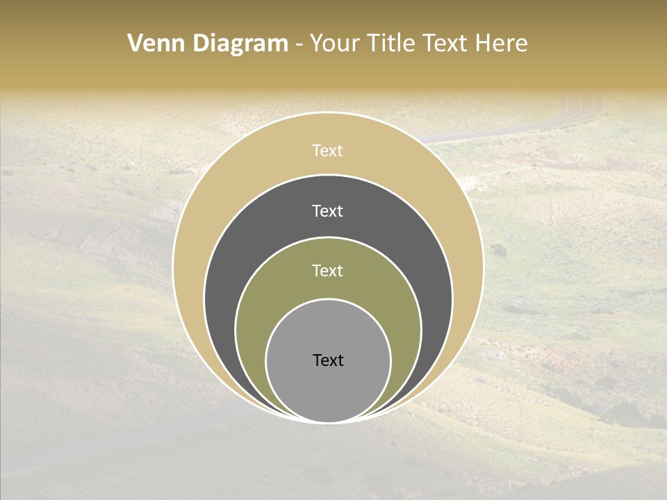 Usa Road Idaho PowerPoint Template