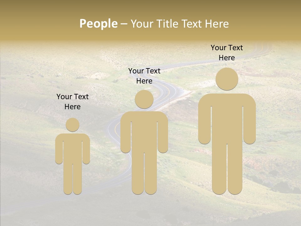 Usa Road Idaho PowerPoint Template