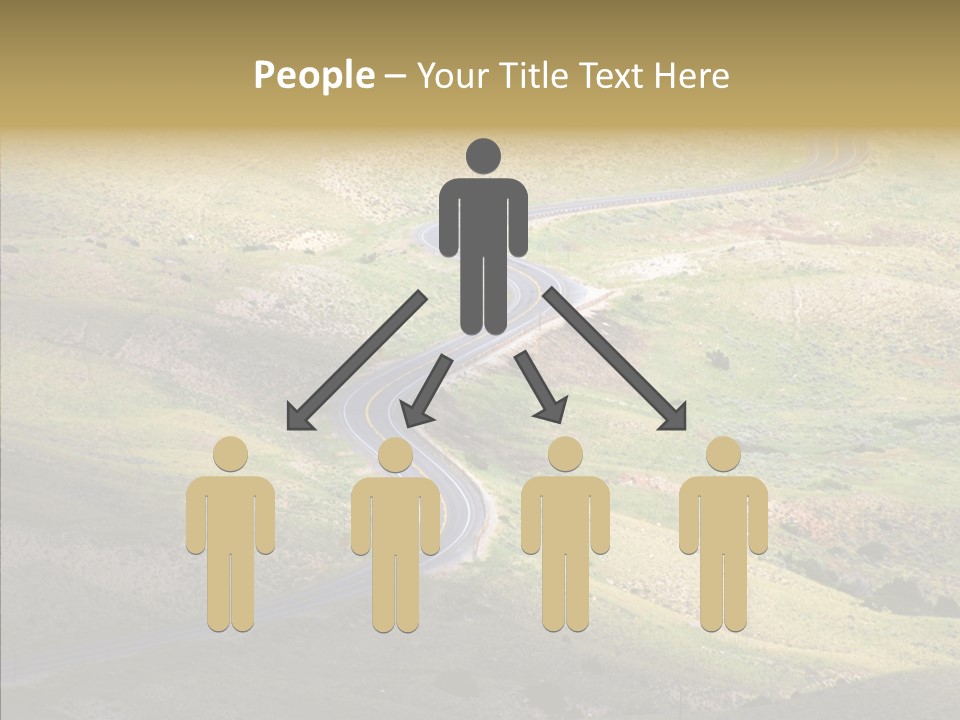 Usa Road Idaho PowerPoint Template