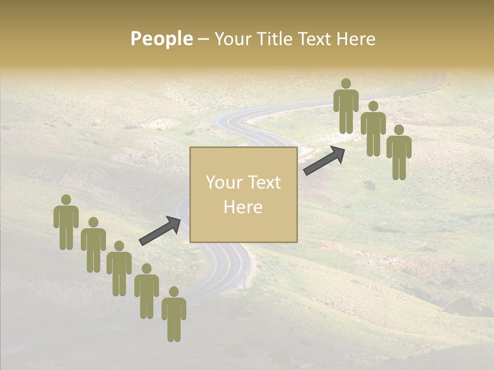 Usa Road Idaho PowerPoint Template