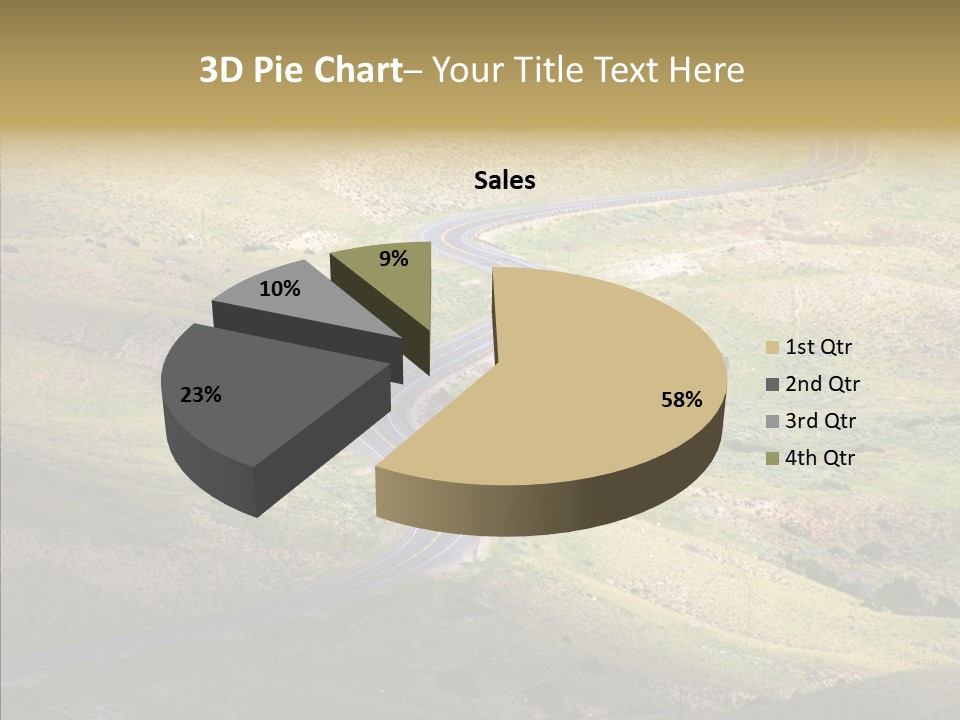 Usa Road Idaho PowerPoint Template