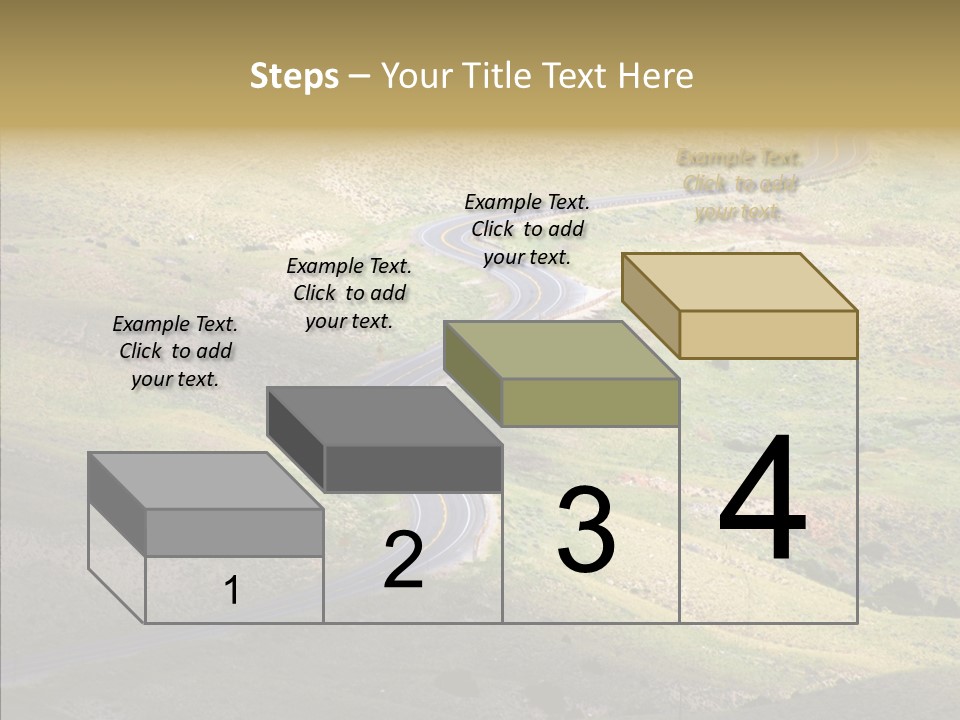 Usa Road Idaho PowerPoint Template