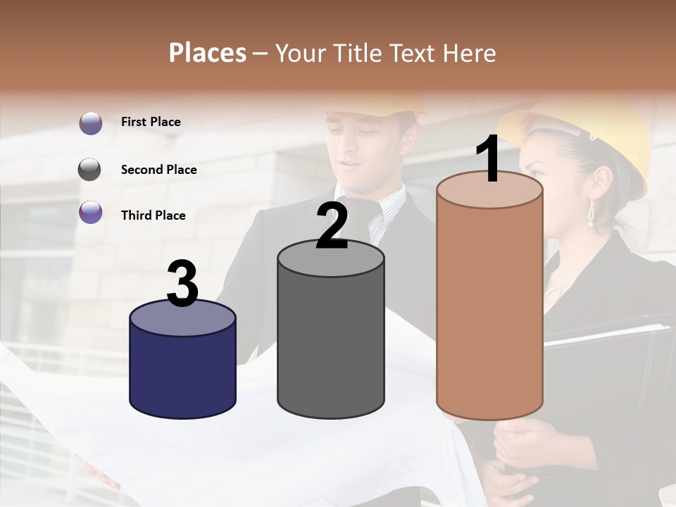 Blueprints Corporate Architect PowerPoint Template