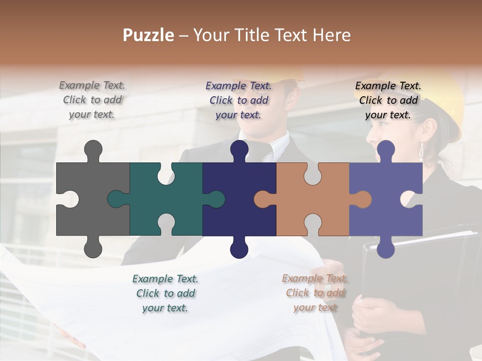 Blueprints Corporate Architect PowerPoint Template