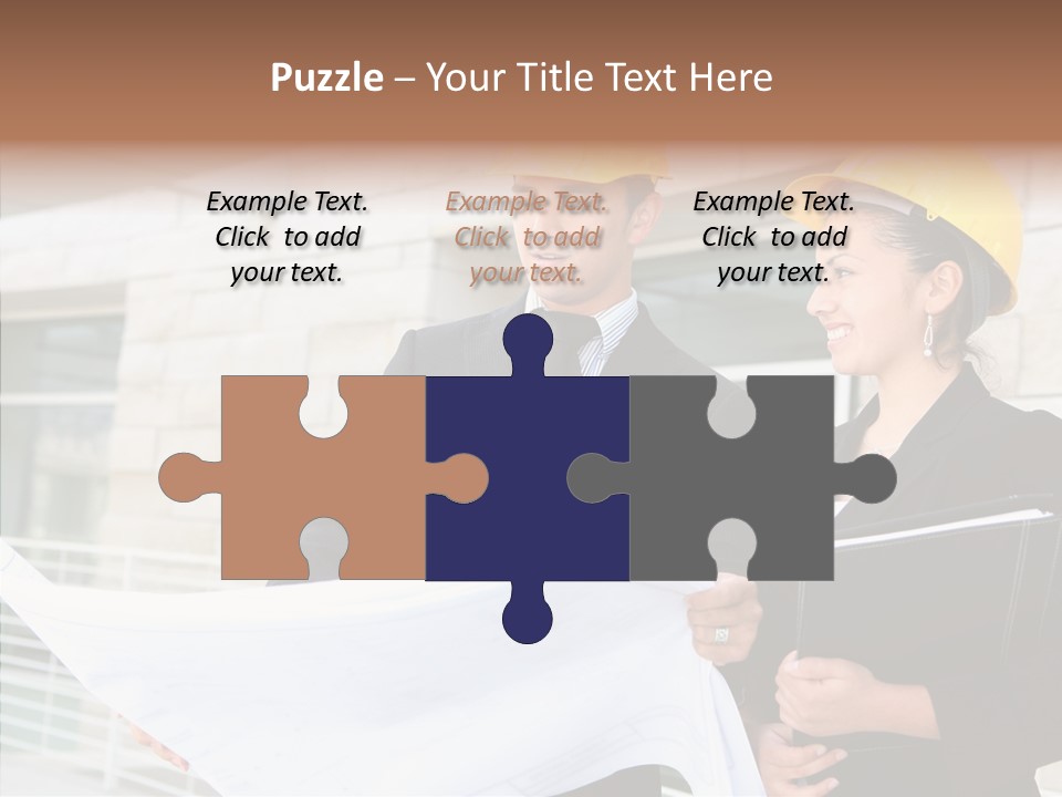Blueprints Corporate Architect PowerPoint Template