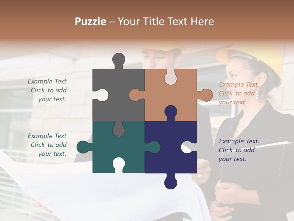 Blueprints Corporate Architect PowerPoint Template