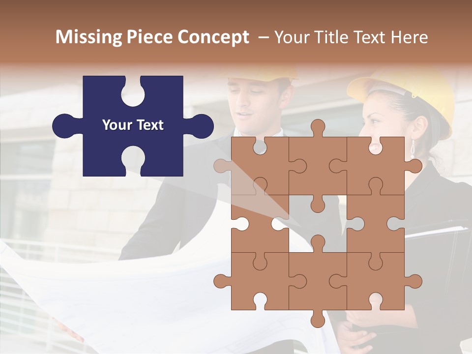 Blueprints Corporate Architect PowerPoint Template