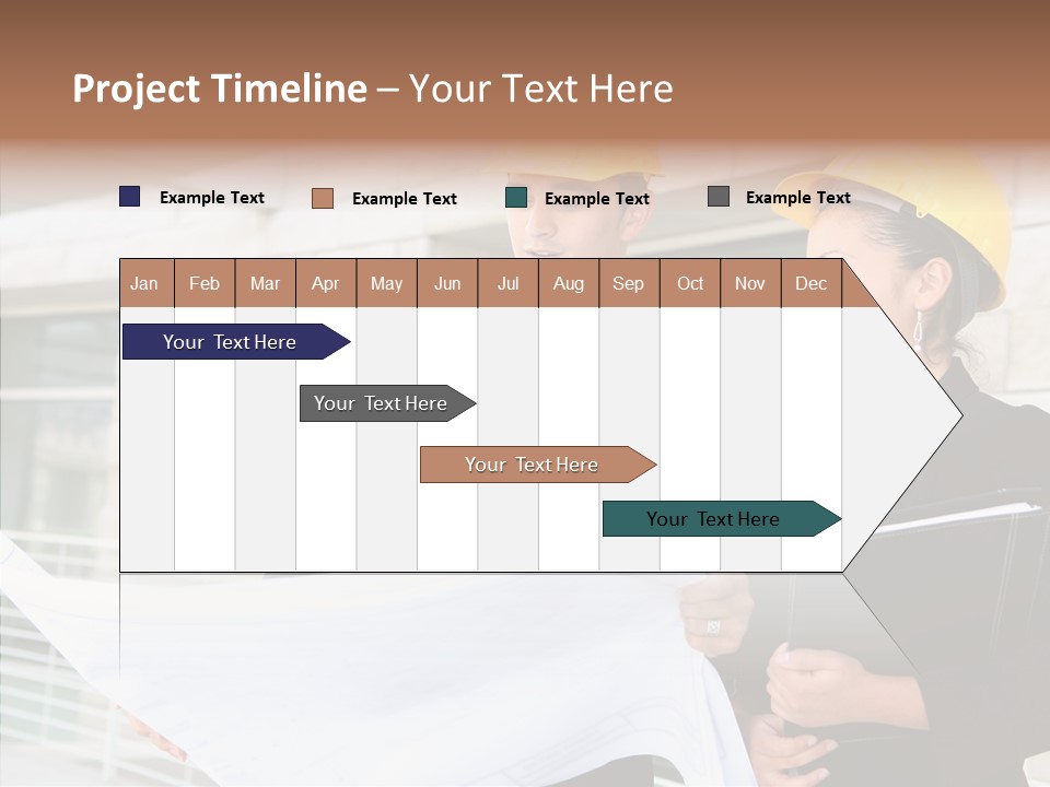 Blueprints Corporate Architect PowerPoint Template
