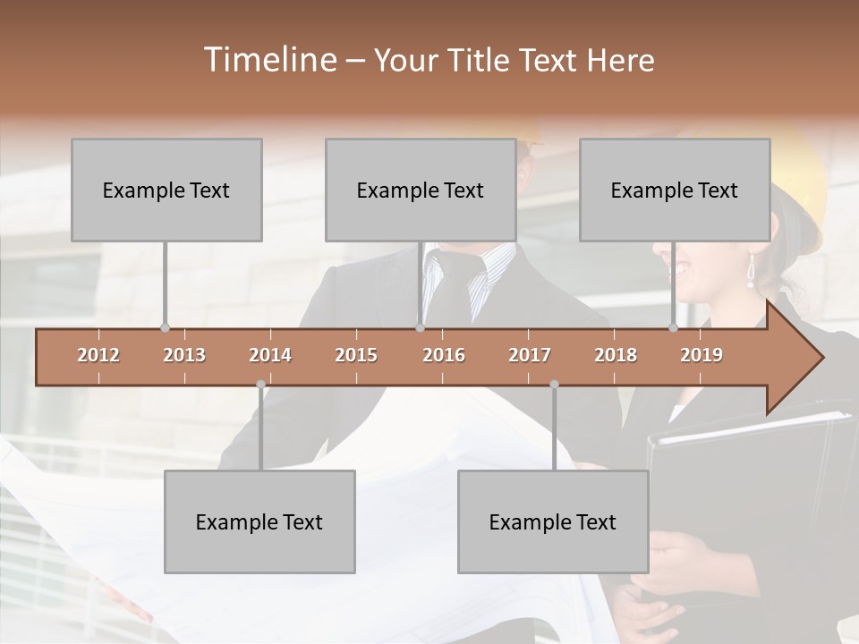 Blueprints Corporate Architect PowerPoint Template