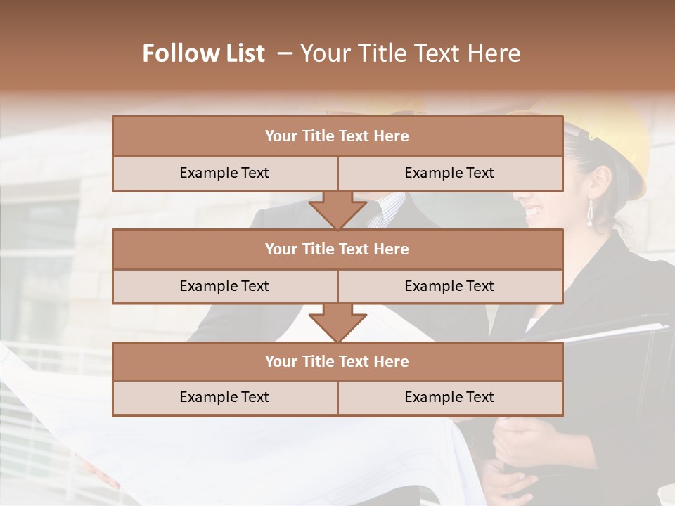 Blueprints Corporate Architect PowerPoint Template